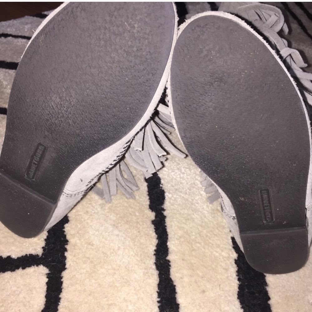 Minnetonka Grey Fringe Boot - image 2